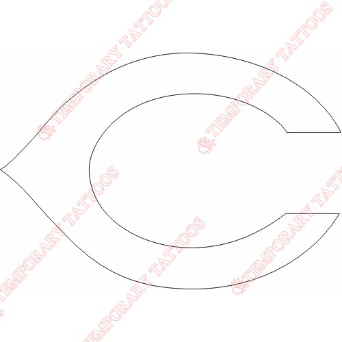 Cincinnati Reds Customize Temporary Tattoos Stickers NO.1530